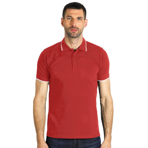 ATLANTIC, polo shirt, 190 g/m2, red