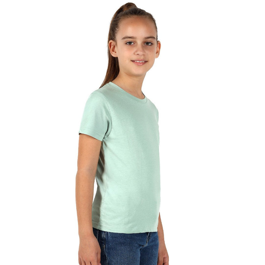 TERRA KID, dečja majica od organskog pamuka, 150g/m2, pastelno zelena