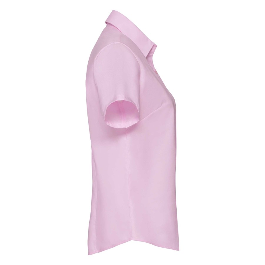 RUSSELL EASY CARE OXFORD Women's Short Sleeve Shirt