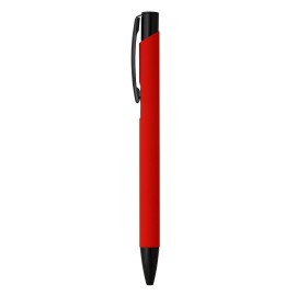 OGGI SOFT BLACK, metal ball pen, red