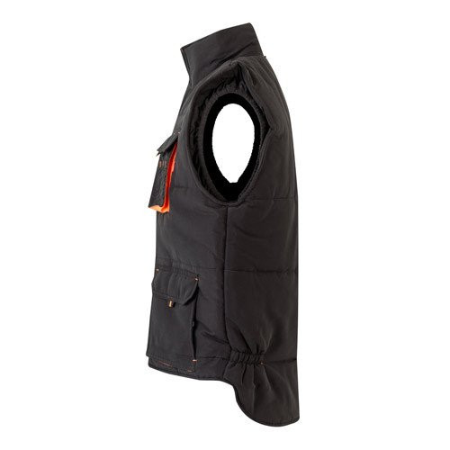 VL NERGAL. Postavljeni prsluk, dvobojni, sa više džepova (120g/m²), od poliestera (100%)