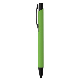 OGGI SOFT BLACK, metal ball pen, kiwi