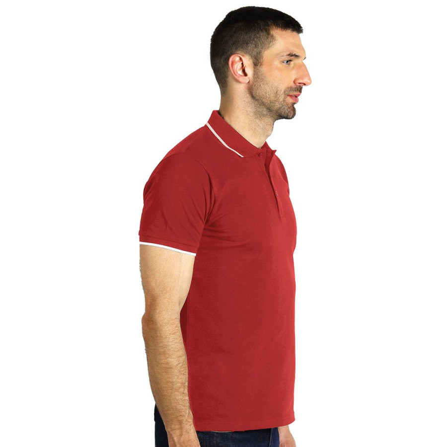 ATLANTIC, polo shirt, 190 g/m2, red