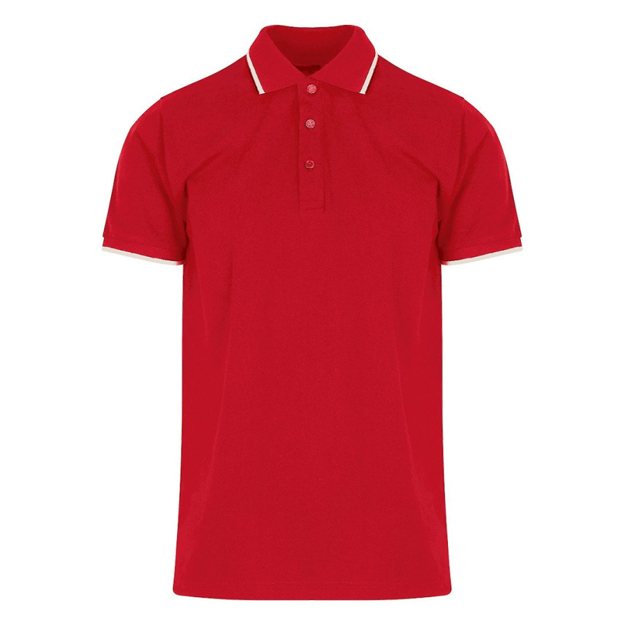 ATLANTIC, polo majica, 190 g/m2, crvena