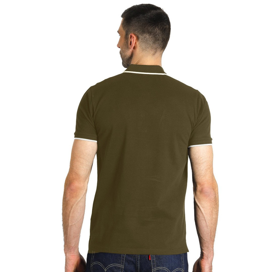 ATLANTIC, polo shirt, 190 g/m2, olive