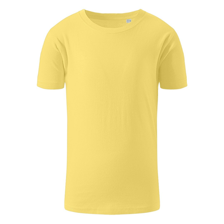TERRA KID, children's t-shirt made of organic combed cotton, 150g/m2, light yellow