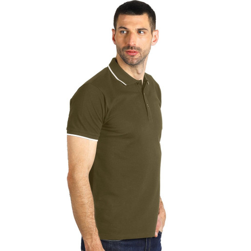 ATLANTIC, polo majica, 190 g/m2, maslinasta