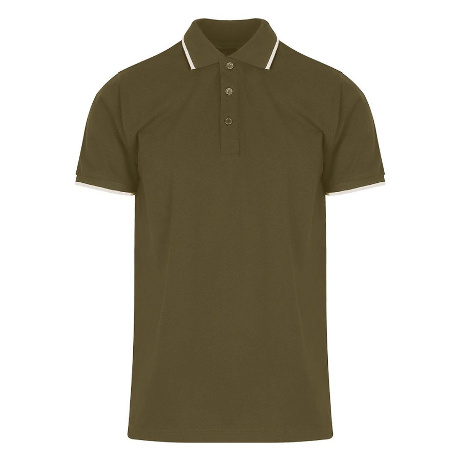 ATLANTIC, polo majica, 190 g/m2, maslinasta