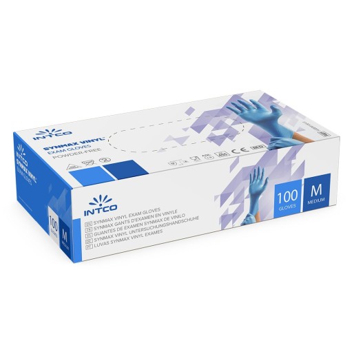 NITRILE BLEND GLOVES, nitrile blend gloves sky blue