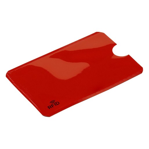 COVER, card holder with rfid protection, red