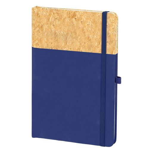 NOTE CORK, a5 notebook, blue