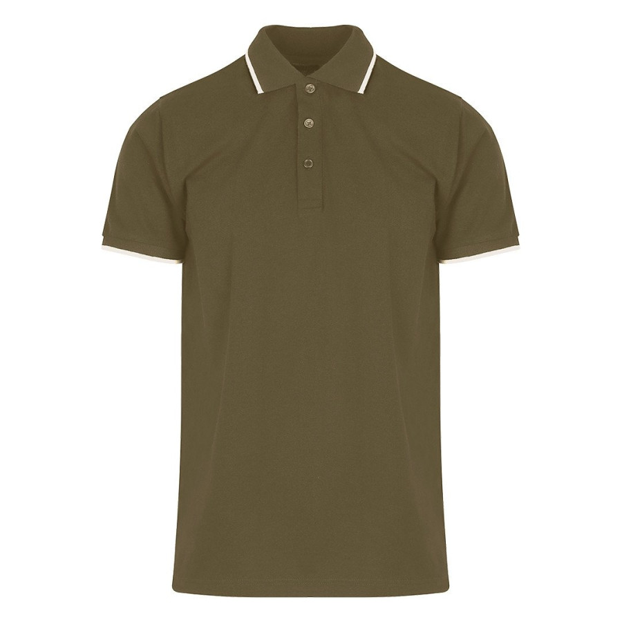 ATLANTIC, polo majica, 190 g/m2, maslinasta