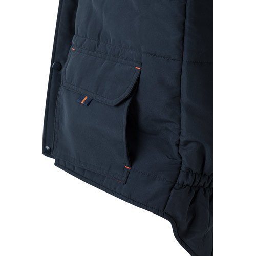 VL NERGAL. Padded vest, two-tone, multi-pocket (120g/m²), in polyester (100%)