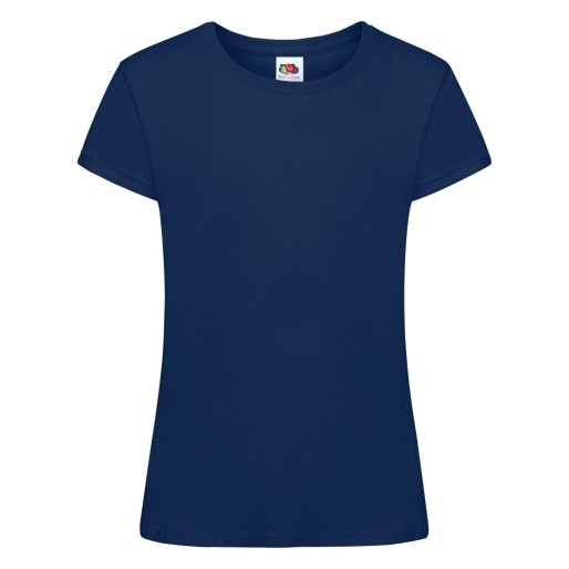 Fruit of the Loom, Sofspun, Women's Children's Cotton Short Sleeve T-shirt, 7-8