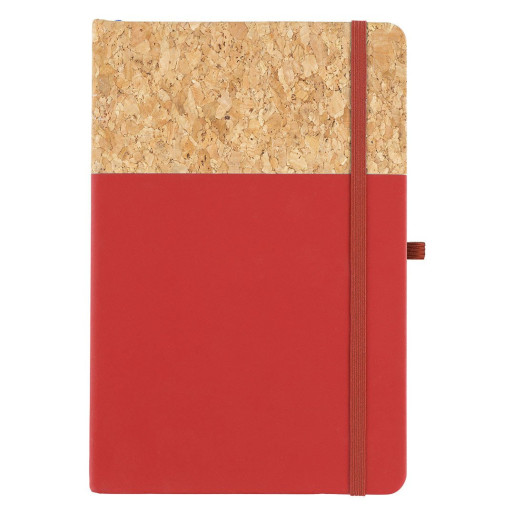 NOTE CORK, a5 notebook, red