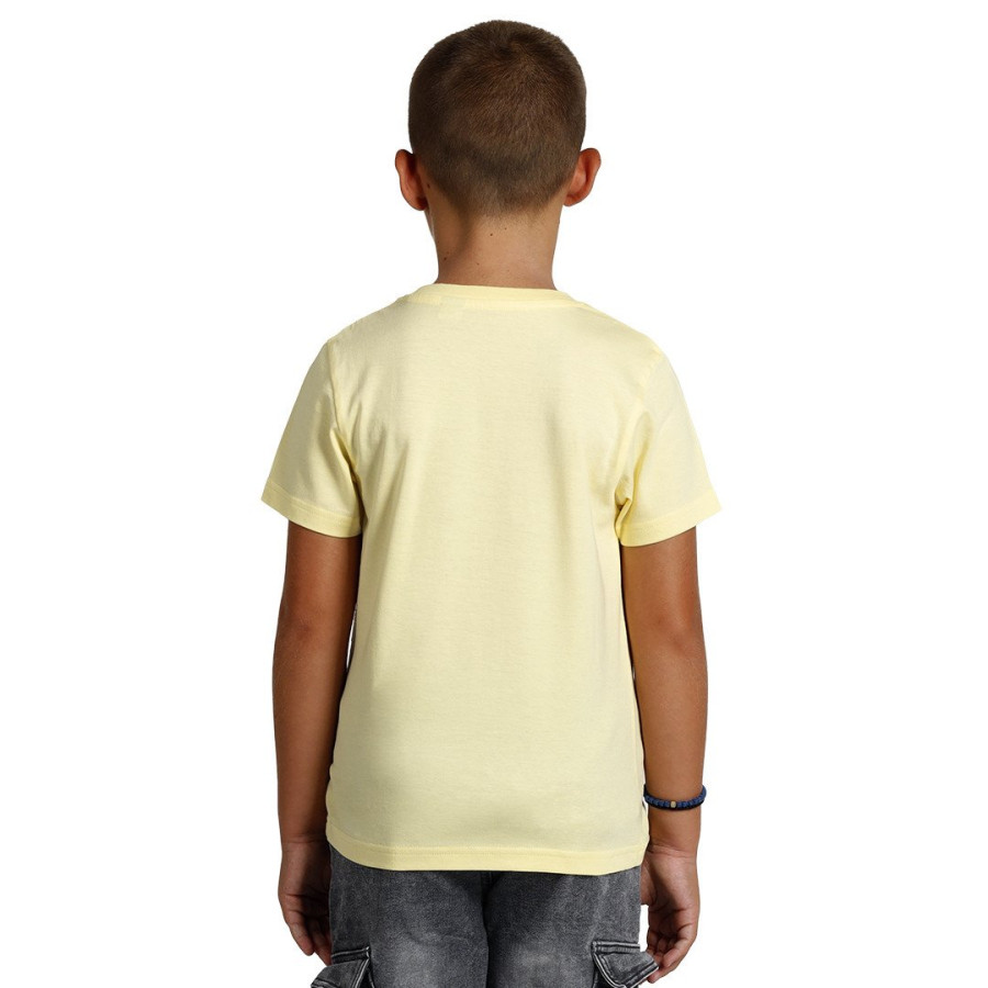 TERRA KID, dečja majica od organskog češljanog pamuka, 150g/m2, svetlo žuta