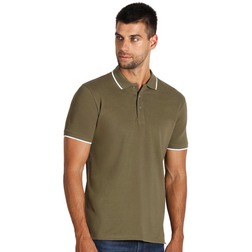 ATLANTIC, polo shirt, 190 g/m2, olive