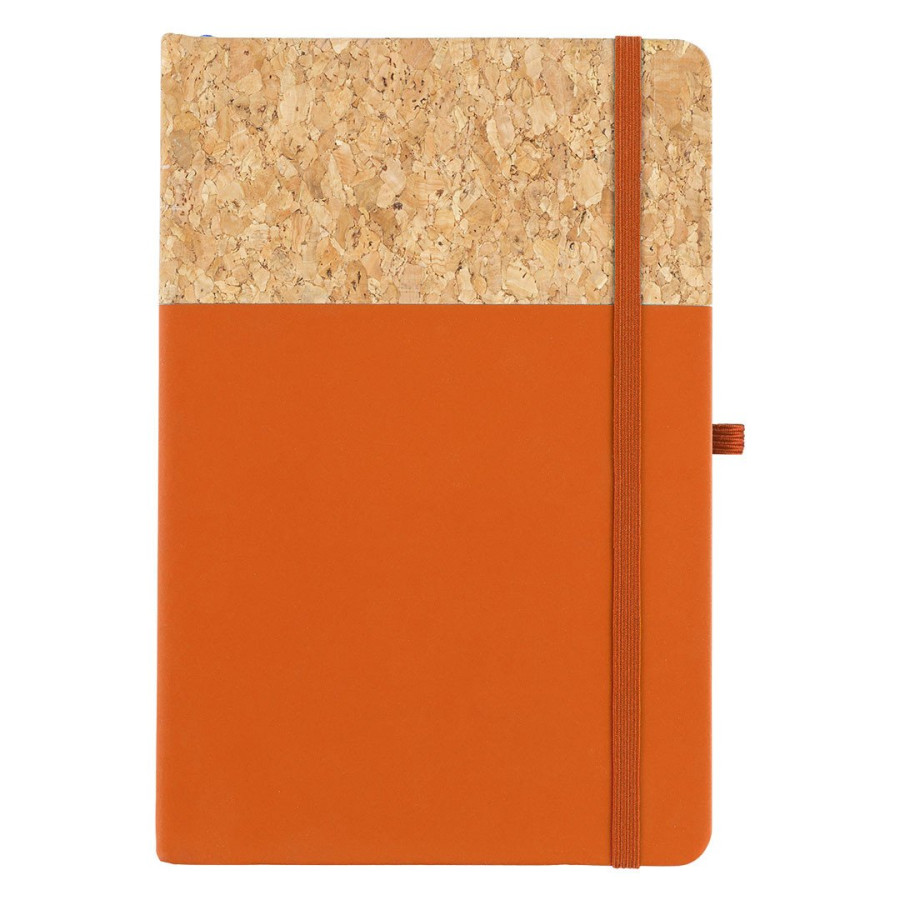 NOTE CORK, a5 notebook, orange