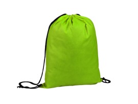 SNEAKERS, biodegradable drawstring bag, kiwi