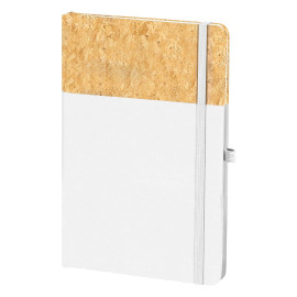 NOTE CORK, a5 notebook, white