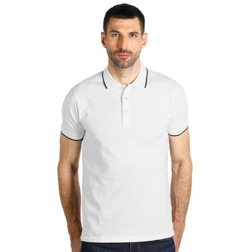 ATLANTIC, polo shirt, 190 g/m2, white