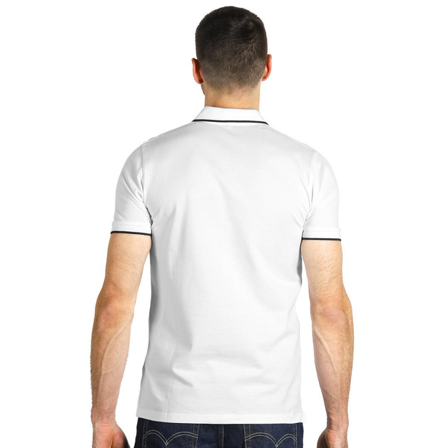 ATLANTIC, polo shirt, 190 g/m2, white