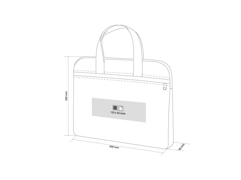 FOLDER, conference bag, blue