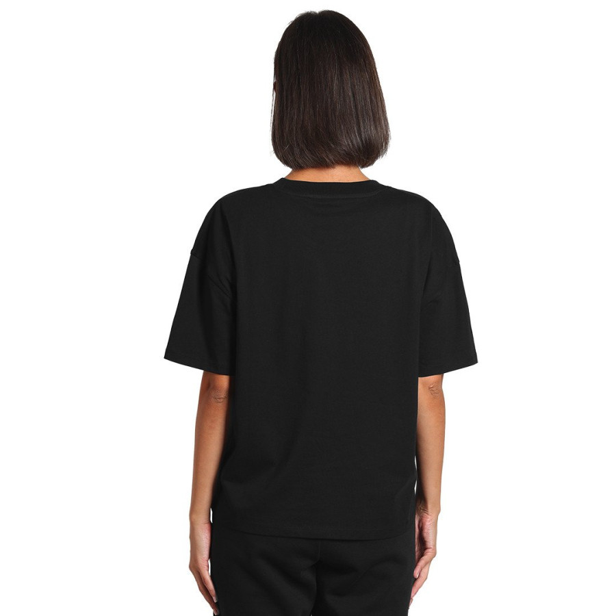 BIG T LADY, oversized organic cotton t-shirt, 180 g/m2, black