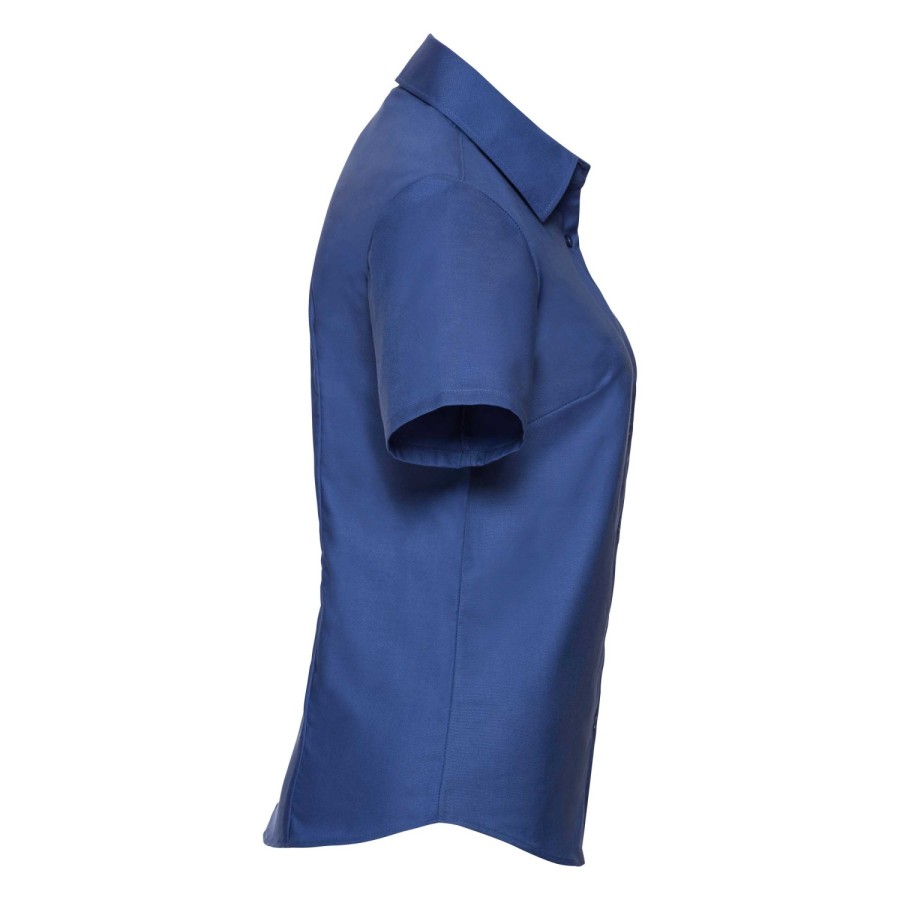 RUSSELL EASY CARE OXFORD Women's Short Sleeve Shirt