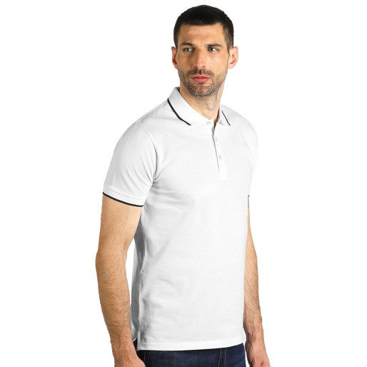 ATLANTIC, polo shirt, 190 g/m2, white