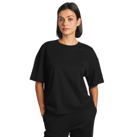 BIG T LADY, oversized organic cotton t-shirt, 180 g/m2, black
