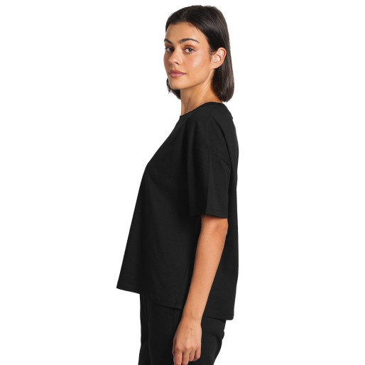 BIG T LADY, oversized organic cotton t-shirt, 180 g/m2, black