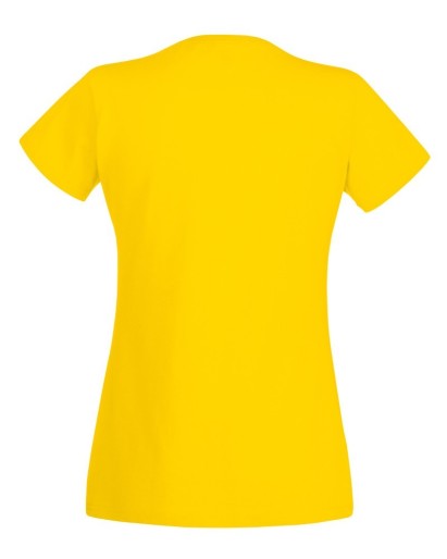 Fruit of the Loom, Valueweight, ženska pamučna majica kratkih rukava, žuta, L