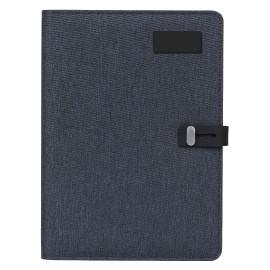 DUBLIN, portfolio case with a5 notebook, blue