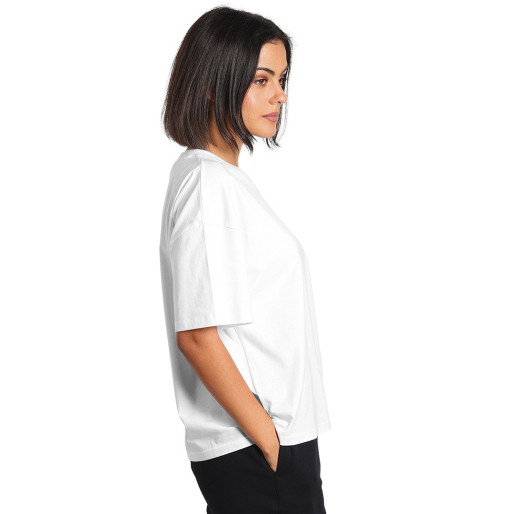 BIG T LADY, oversized organic cotton t-shirt, 180 g/m2, white