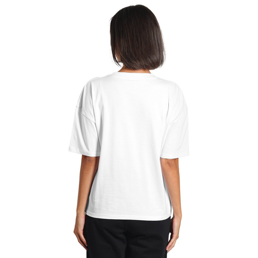 BIG T LADY, oversized organic cotton t-shirt, 180 g/m2, white