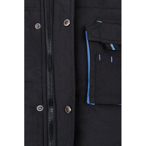 VL NERGAL. Postavljeni prsluk, dvobojni, sa više džepova (120g/m²), od poliestera (100%)