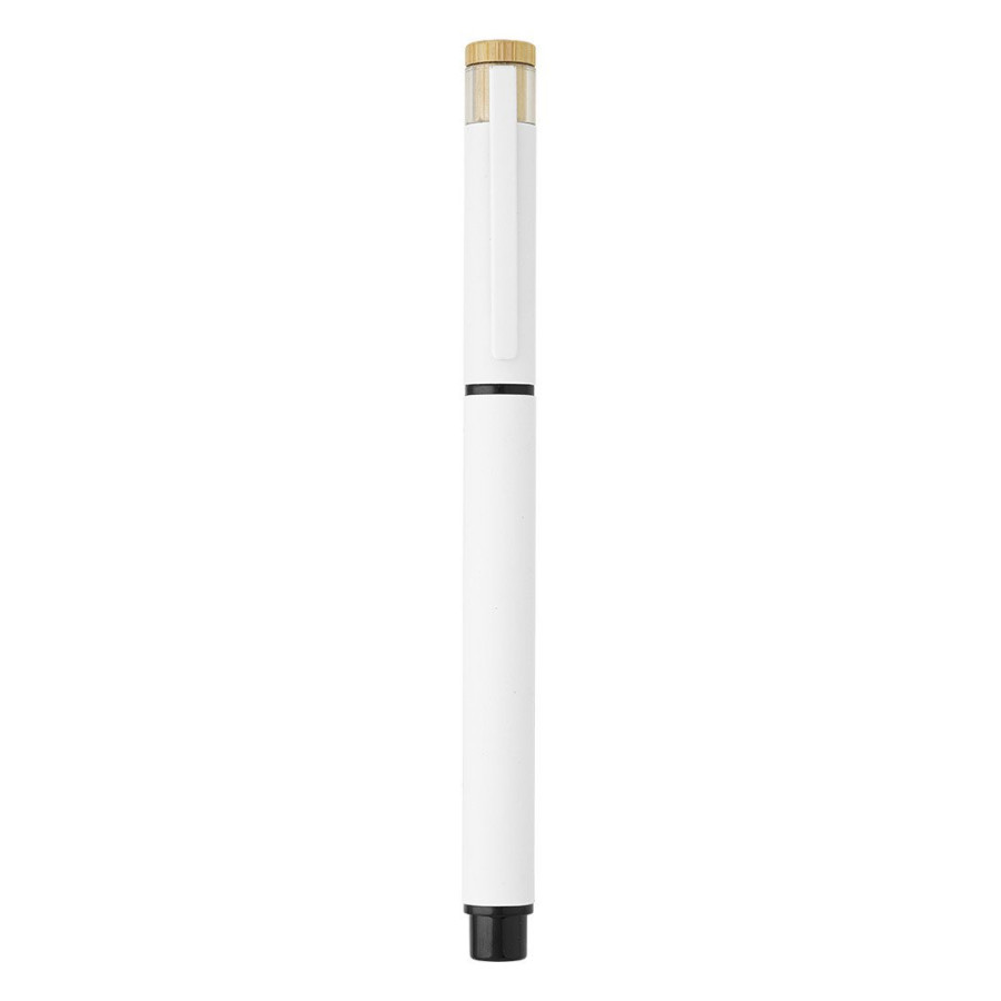 PRISMA, metal ball pen and roller pen set white