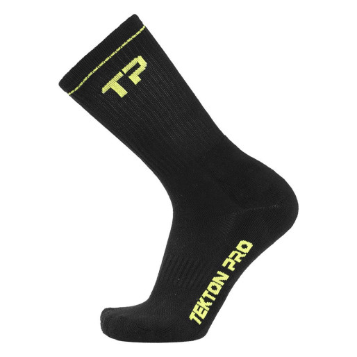 COMODO, work socks made of cotton and polyamide, 3/1, neon yellow