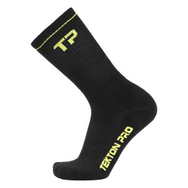 COMODO, work socks made of cotton and polyamide, 3/1, neon yellow