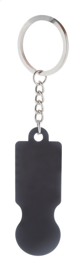 ShineCart trolley coin keyring