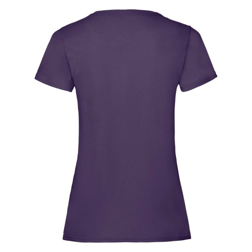 Fruit of the Loom, Valueweight, women's cotton T-shirt, purple, S