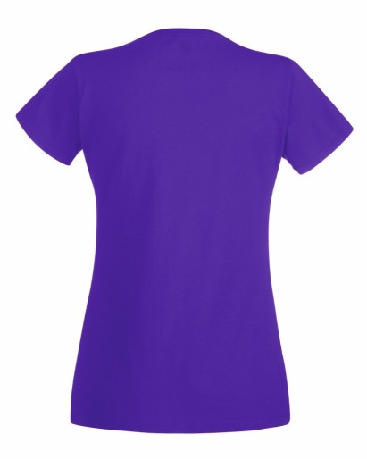 Fruit of the Loom, Valueweight, women's cotton T-shirt, purple, M