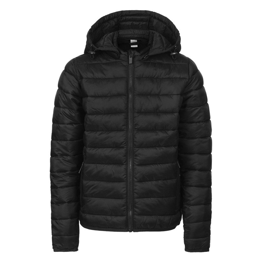 LIBERTY JACKET KID, kid's jacket with hood, black