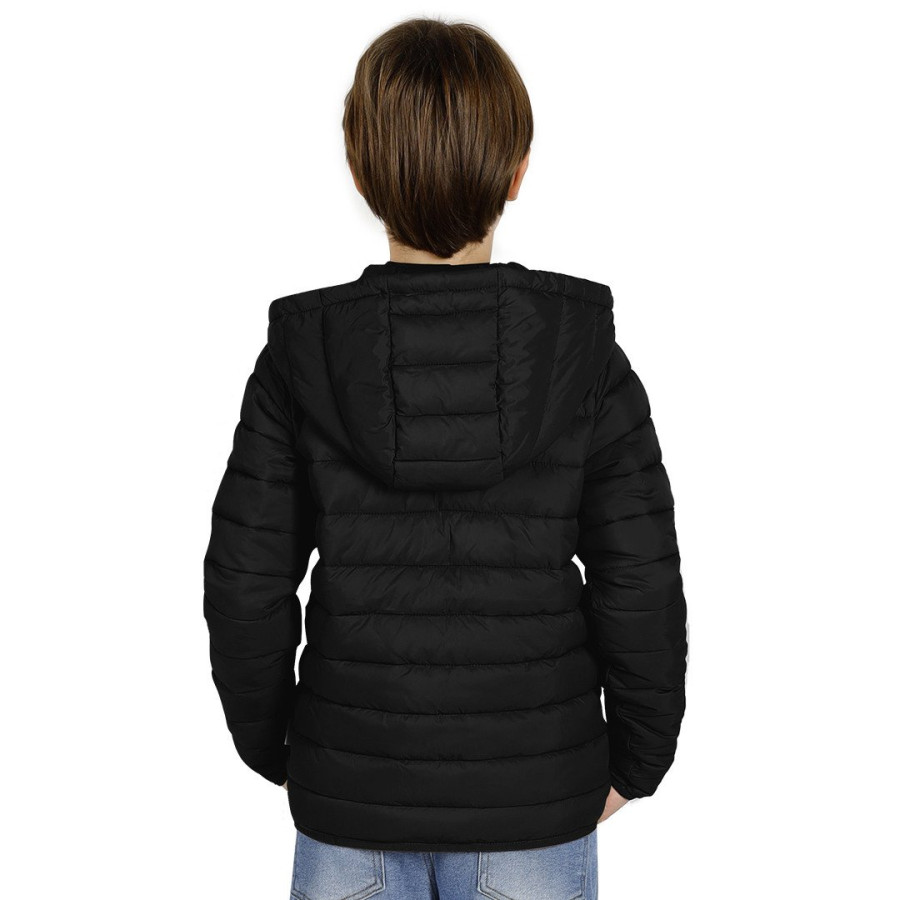 LIBERTY JACKET KID, kid's jacket with hood, black
