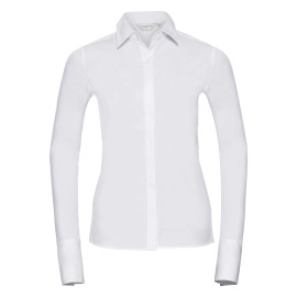 RUSSELL ULTIMATE STRETCH Women's Long Sleeve Shirt