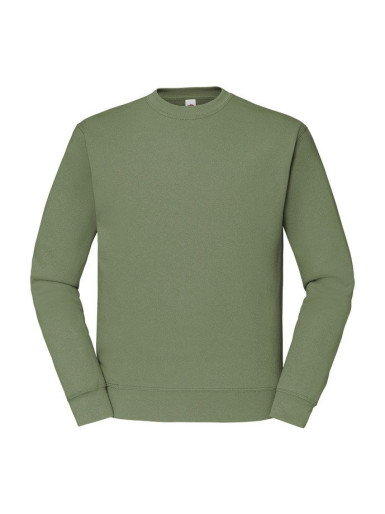 Fruit of the Loom, Classic Set-in Sweat, klasični muški duks, Maslinasto zelena , XL