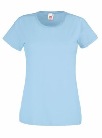 Fruit of the Loom, Valueweight, Women's Cotton T-shirt, Sky Blue, M