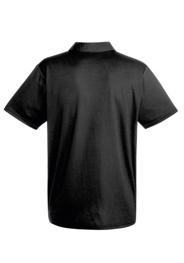 Fruit of the Loom, Performance Polo, sports polo shirt made of polyester, black, L