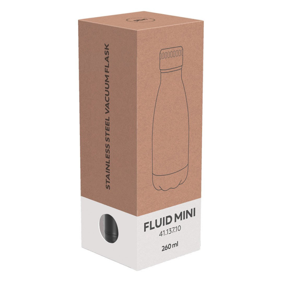 FLUID MINI, vacuum bottle, 160 ml, black